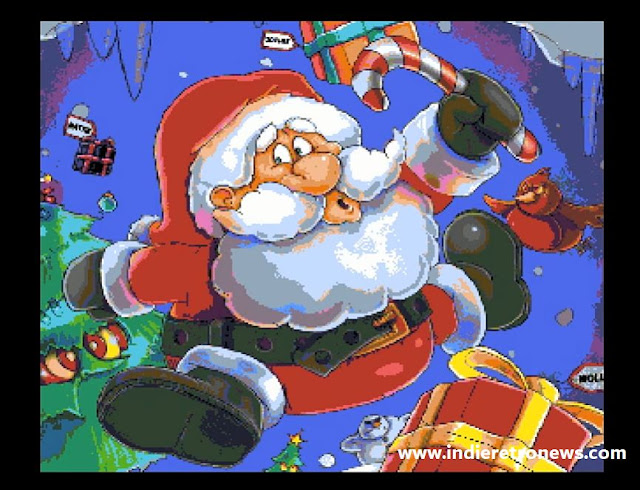 Crimbo AGA – Unofficial ZX Spectrum to Amiga conversion of a game originally by Little Shop of Pixles.