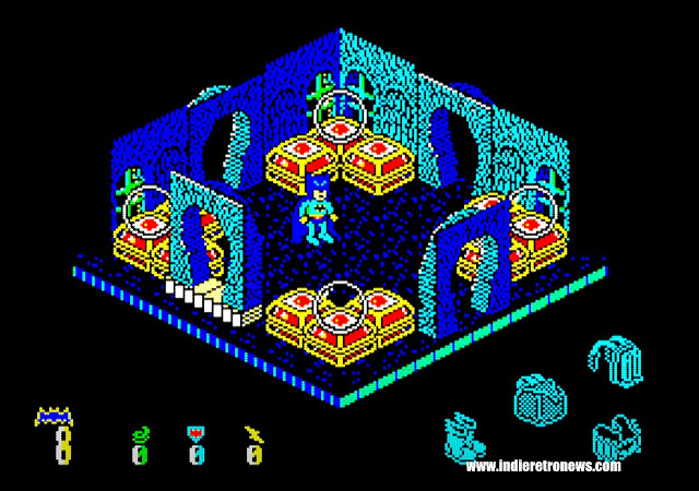Batman – Classic Isometric game by Ocean Software looks super on the Sinclair QL!