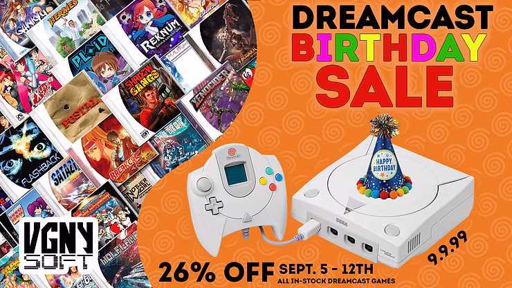 Sega Dreamcast Birthday Sale